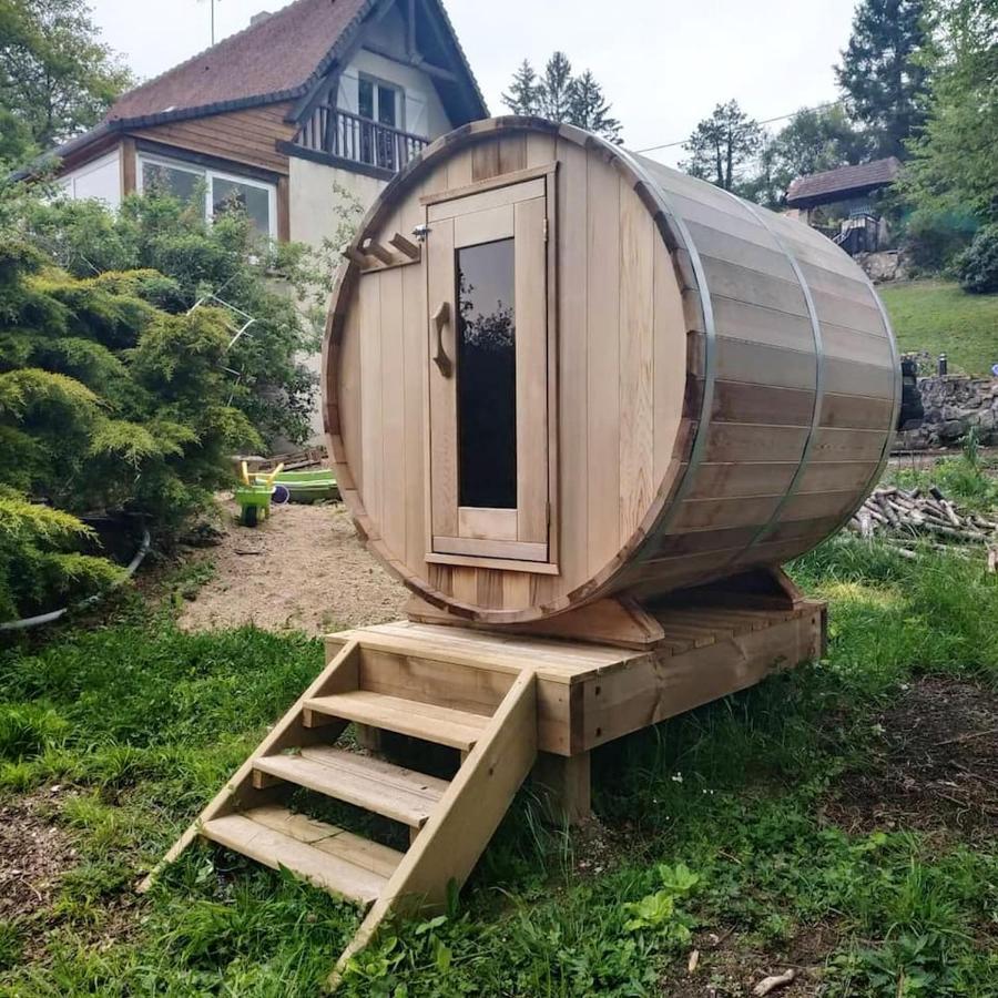 Chalet Chaleureux A Louatre Avec Piscine Partagee Экстерьер фото